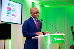 File image of Safaricom CEO peter Ndegwa.